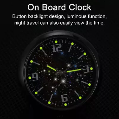 $5.30 • Buy Luminous Stick-On Digital Clock Car Dashboard Air Outlet Parts Car Accessories