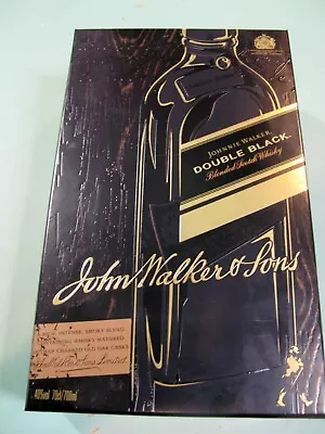 $25 • Buy Johnnie Walker Scotch Double Black Gift Box  Bottle Insert With Two Glasses 