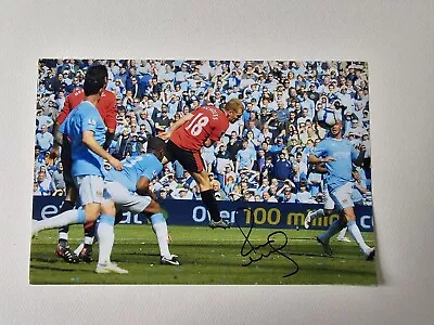 Manchester United Scholes Signed Photo With COA • £27