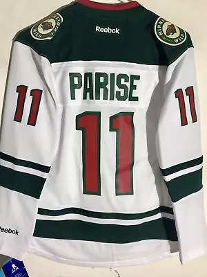 $49.99 • Buy Reebok Women's Premier NHL Jersey Minnesota Wild Zach Parise White Sz S