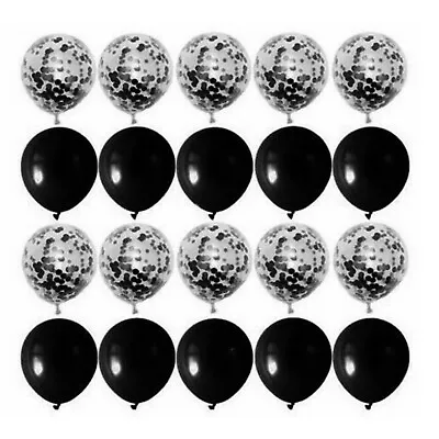 10 Metallic Chrome Pearl Latex Balloons12  Confetti Baloons Birthday Anniversary • $3.09