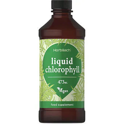 £17.99 • Buy Chlorophyll Liquid Drops For Water 100mg | Mint Flavour | By Horbaach
