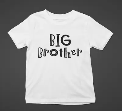 £6.99 • Buy Big Brother Kids T-Shirt Pregnancy Announcement Kids Boys Tee Top