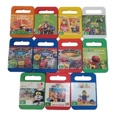 Clearance Sale ..lot Of Kids Dvds The Wiggles Chuggington Sesame St Play School  • $37.80