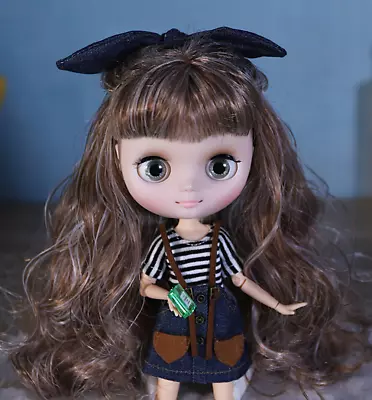 Full Set- Middie Blythe Doll 8  With Clothes Shoes BJD Two Color Hair Matte Face • $56.52