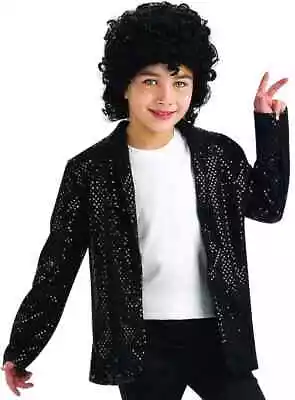 Billie Jean Jacket Michael Jackson Pop Star Fancy Dress Halloween Child Costume • $48.57