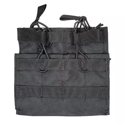 NEW Black Tactical Talior Quad Magazine Pouch MOLLE MALICE • $5