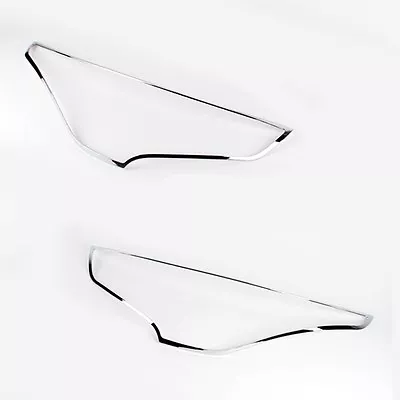 Chrome Head Lamp Trim Molding Garnish 2p For 2011 2016 Hyundai Veloster & Turbo • $91.16