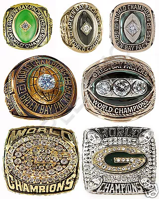 Photo Green Bay Packers Nfl Champions Rings 8x10 Photo • $6.95