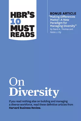 Hbr's 10 Must Reads On Diversity (With Bonus Article Making Differences Mat... • $21.37