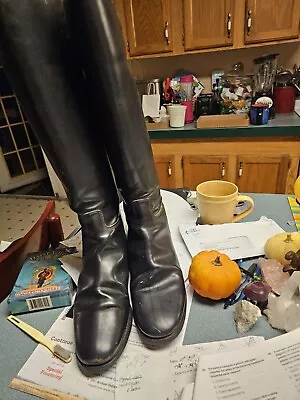 Vintage MARLBOROUGH Tall Womens English Riding Boots Size 8 • $50