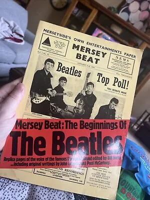 The Beatles Mersey Beat The Beginning Of The Beatles 1977 Bill Harry • $20
