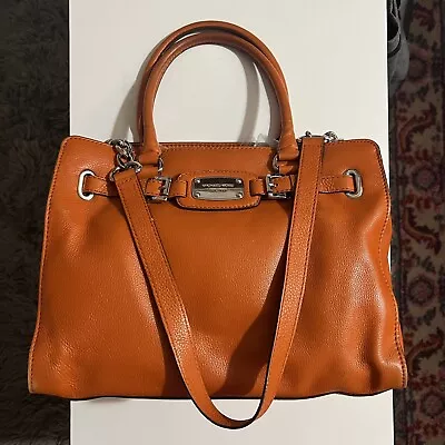 Michael Kors Orange Hamilton Satchel • $120