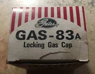 Vintage GATES 83-A Locking Vented Gas Cap • $18