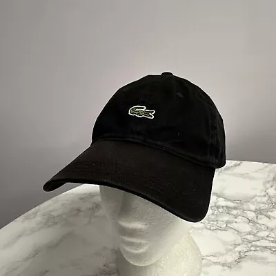 Lacoste Baseball Cap Black Hat. One Size Fits Most Adjustable • £24.99