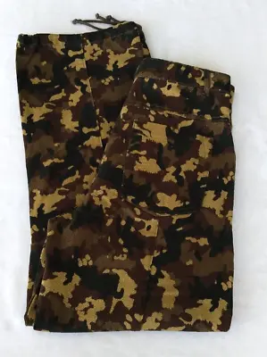 Zara Womens Loose Leg High Waist Camo Parachute Jean Pants Size M - Nwt • $32