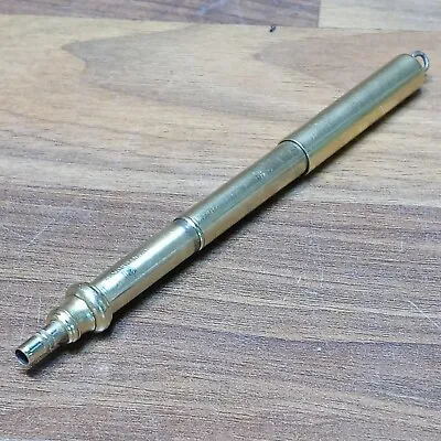 Solid Gold Mechanical Pencil 9k Sampson Mordan & Co. 3 VS Push Pencil 18.7 Grams • $252.23