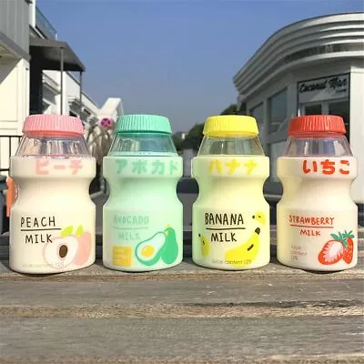 Fashion Carton Sports Plastic Shaker Bottle Travel Tea Cup Yakult Shape • $11.35