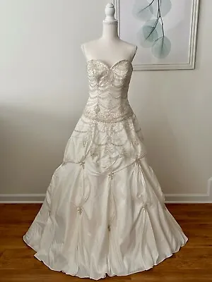 New Wedding Dress Private Label By G Size 12 Ivory • $399