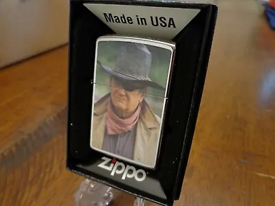 $31.95 • Buy John Wayne Us Marshal Rooster Cogburn Zippo Lighter Mint In Box