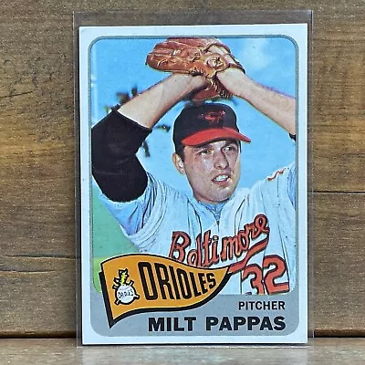 1965 Topps Baseball Card #270 Milt Pappas Baltimore Orioles Vintage • $2.49