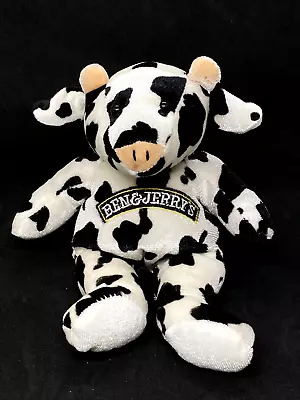 Ben & Jerry's Ice Cream Dairy Cow Bean Bag Mary Meyer Plush Toy Doll • $12.99