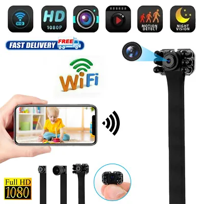 HD 1080P WiFi IP Mini Camera Video Recorder Real-time Home Security Camcorder • $27.98
