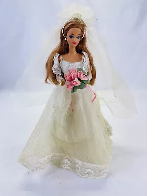 USED VTG 1990 Wedding Day Midge Beautiful Bride Doll Mattel #9606.* • $35