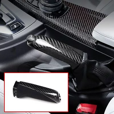 Carbon Fiber Hand Parking Brake Handle Protect Cover For BMW F10 F20 F82 G30 E36 • $184.25