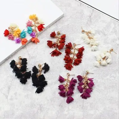 £2.51 • Buy DIY  20pcs Chiffon Flower Pendant  Jewelry Earring Keyring Making Pendant