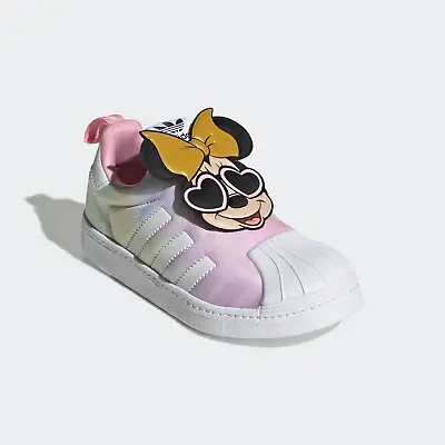 Little Kid Adidas Originals Disney Superstar 360 Shoes Minnie Mouse NIB • $39.99