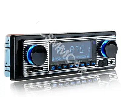 Vintage Car Stereo Radio Player In-dash MP3 Bluetooth FM USB SD Remote Control • $35