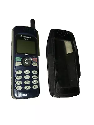 MITSUBUSHI DIGITAL AT & T Cell Phone With Case Vintage • $19.99