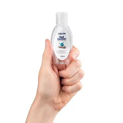 50ml Antibacterial Hand Sanitiser Disinfectant Sanitising Wash Gel 75% Alcohol • £1.59