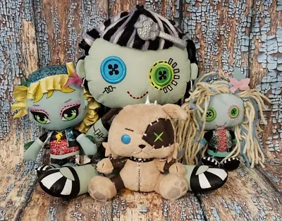 Mattel Monster High  DOLL PLUSH LOT (4) Frankie Lagoona And Whatzit • $34.99