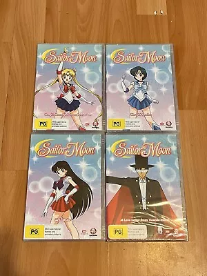 Sailor Moon - Season 1 (Volume: 1-4) - DVD/TV Series - Manga/Anime Sealed • $35