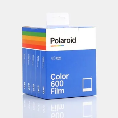 Polaroid 600 Colour Film - 5 Film Bulk Pack (40 Photos) • $108.82