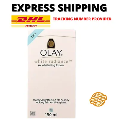 $75.21 • Buy Olay White Radiance UV Whitening Lotion SPF19 UVA/UVB 150ml For Healthy Skin DHL