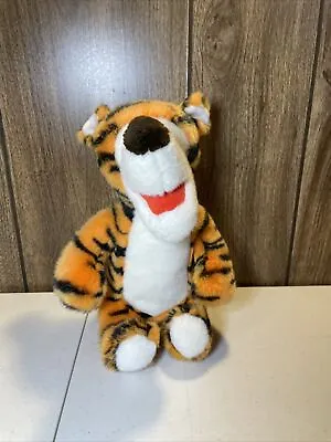 Vintage Sears Tigger Tiger Winnie The Pooh Friend 11  Plush -Red Mouth Open  • $11.89