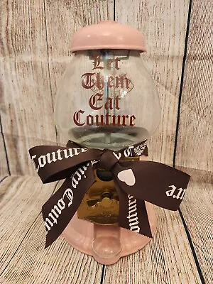 $49.99 • Buy Juicy Couture Pink Glass Candy Gum Ball Machine Dispenser Vintage Rare