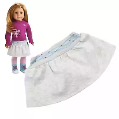 NEW American Girl MIA Doll Of The Year 2008 MEET OUTFIT SKIRT Gray With Sequins • $42.82