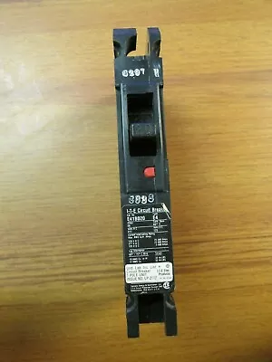 I-t-e Circuit Breaker Type E-4 Cat#  E41b020  20 Amp.                 Ua-21  • $7.79