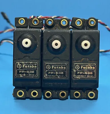 FUTABA FP-S38 Servos - LOT OF 3 - Working - Used - SET 1 • $14.99