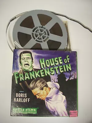 HOUSE OF FRANKENSTEIN; 200' STANDARD 8mm SOUND FILM IN ORIGINAL CASTLE FILMS BOX • $38.99