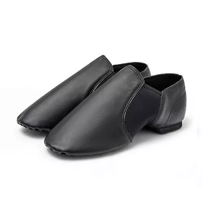 Slip-On Jazz Shoes High Quality Artificial Leather For Women And Men's Dance • $18.62