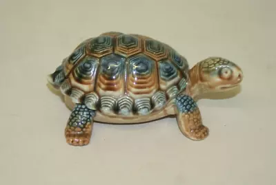 Vintage Wade Tortoise Trinket Box In VGC ~4  Long (DEB16) • £5.50