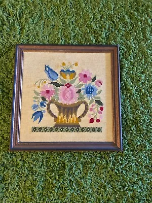 Authentic Vintage 70s Needlepoint Wall Hanging! • $30