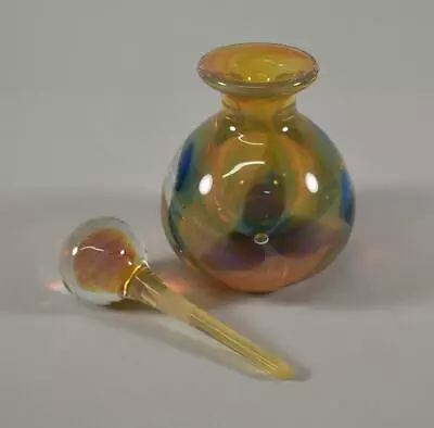 Labino Studio Baker Art Glass Perfume Bottle With Stick 1991 • $395