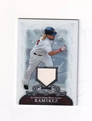 2006 Manny Ramirez Topps Bowman Sterling Gu Jersey Relic Boston Red Sox • $4.99