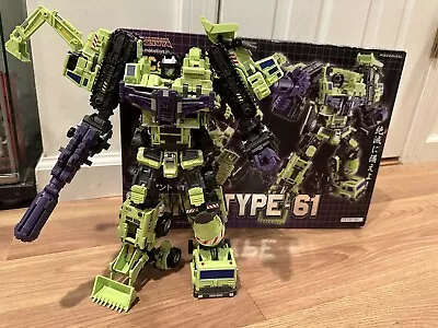 MakeToys Green Giant TYPE-61 Transformers Devastator Boxset  Classics CHUG Read! • $149.99